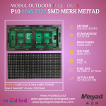 PANEL MODUL P10 RGB FULL COLOR 1/4 SCAN SMD OUTDOOR LED CHIP 2727