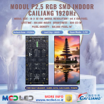 PANEL MODUL P2.5 RGB FULL COLOR SMD INDOOR 3840Hz MERK CAILIANG