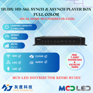 HUIDU HD-A6L SYNCH & ASYNCH PLAYER BOX  FULL COLOR