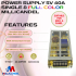 POWER SUPPLY RUNNING TEXT SINGLE & FULL COLOR 5 VOLT 40 AMPER SLIM MILLICANDEL