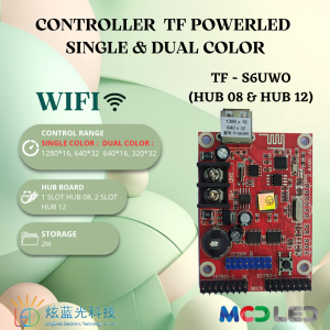 KONTROLER SINGLE COLOR TF S6UWO HUB 08 DAN HUB 12