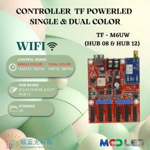 KONTROLER SINGLE COLOR TF M6UW HUB 08 DAN HUB 12