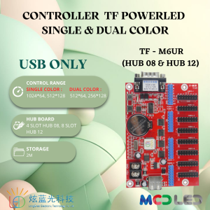KONTROLER SINGLE COLOR TF M6UR HUB 08 DAN HUB 12