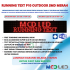 RUNNING TEXT P10 LED SMD OUTDOOR WARNA MERAH UKURAN LED 16X160 CM UKURAN BOX 20X164 CM