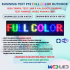 RUNNING TEXT 32X96 CM P10 LED SMD OUTDOOR RGB FULL COLOR UKURAN BOX 36X100 CM