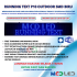 RUNNING TEXT 32X128 CM P10 LED SMD OUTDOOR WARNA BIRU UKURAN BOX 36X132 CM